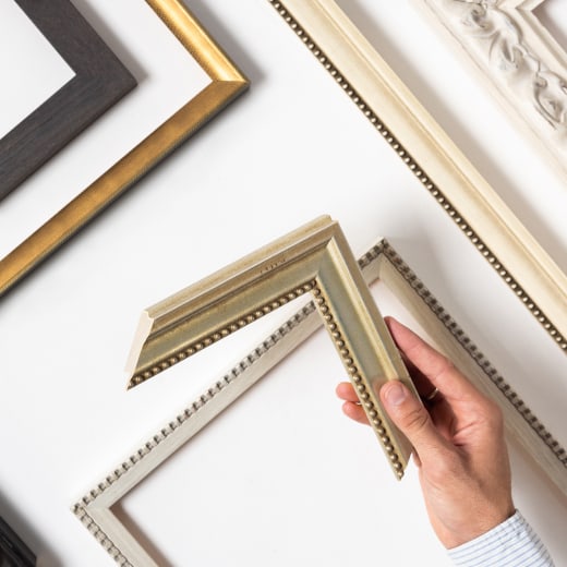 Framing choices for wall art