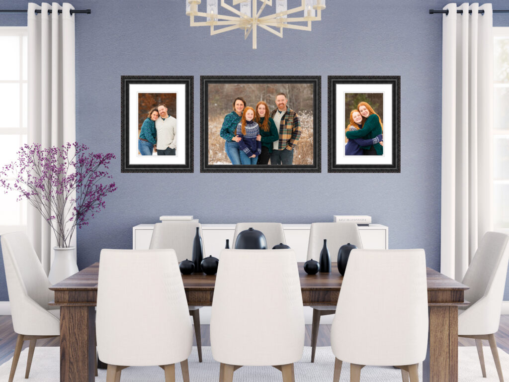 Lakeville family photographer creating legacy wall art for your new home